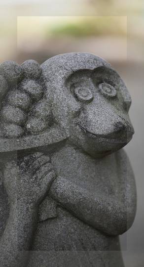 Support Snippets Pub Image: Stone Monkey bearing gifts